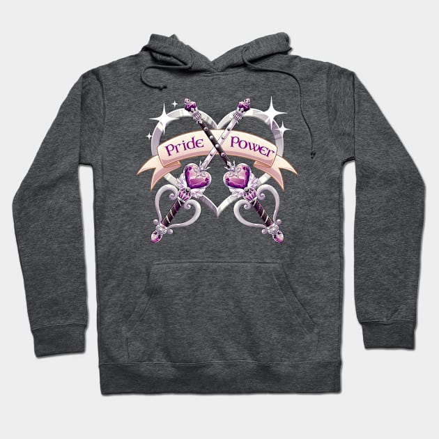 Ace Pride Power Hoodie by Padfootlet